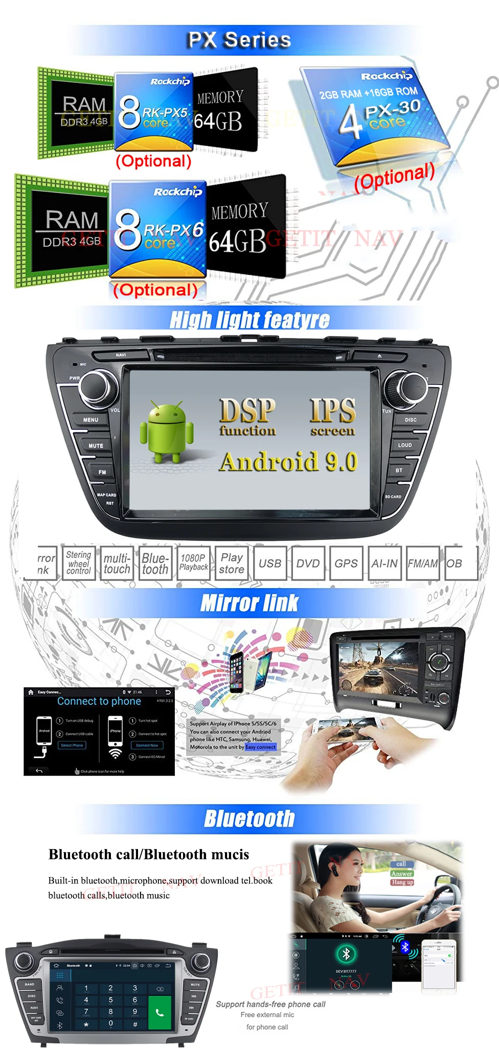 Android 9,0 Suzuki SX4 S Крест автомобильный dvd плеер Автомобильный RDS стерео gps навигации Аудио Видео 5USB DSP ips