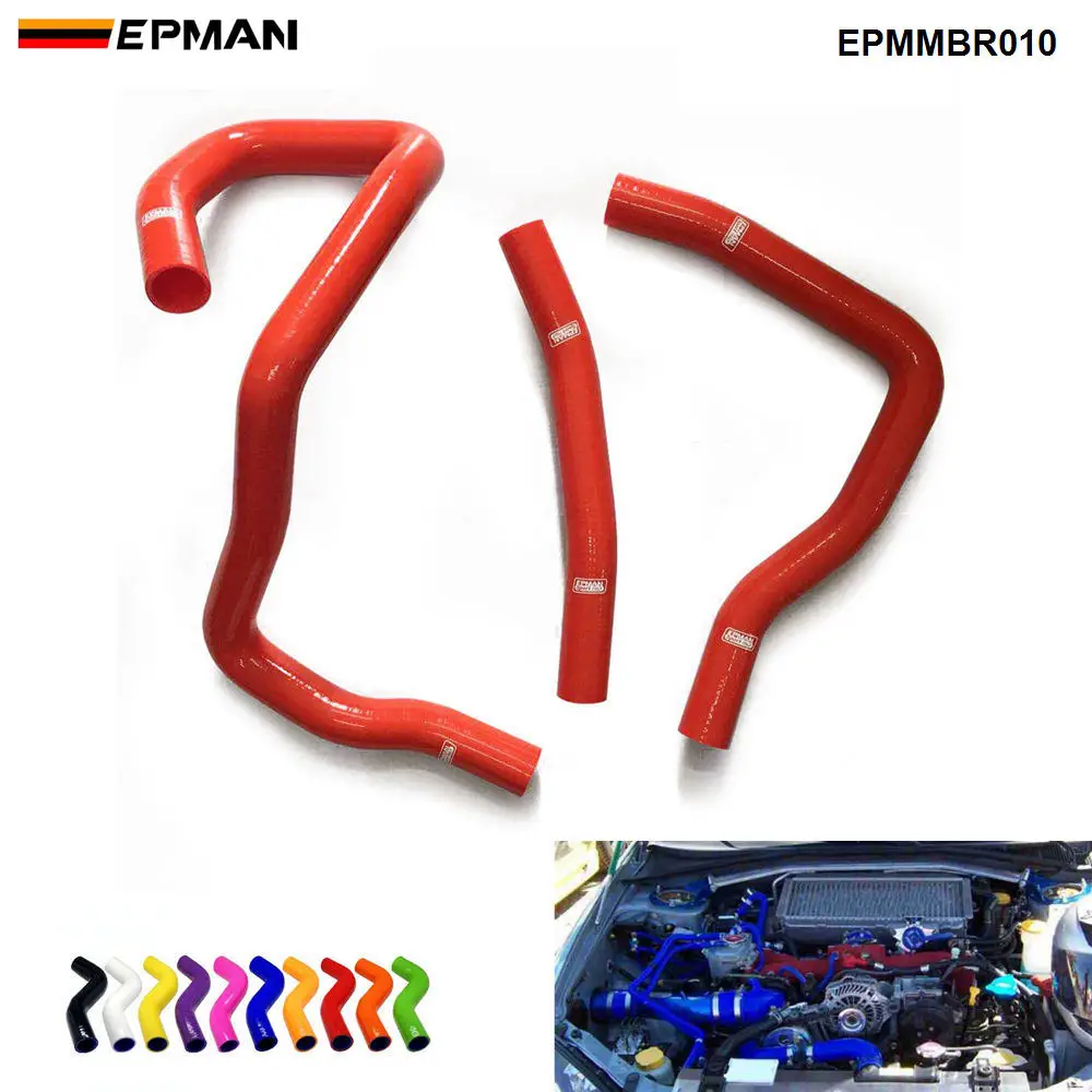 Гоночный силиконовый турбоохладитель комплект шлангов радиатора для MIT Lancer Fortis