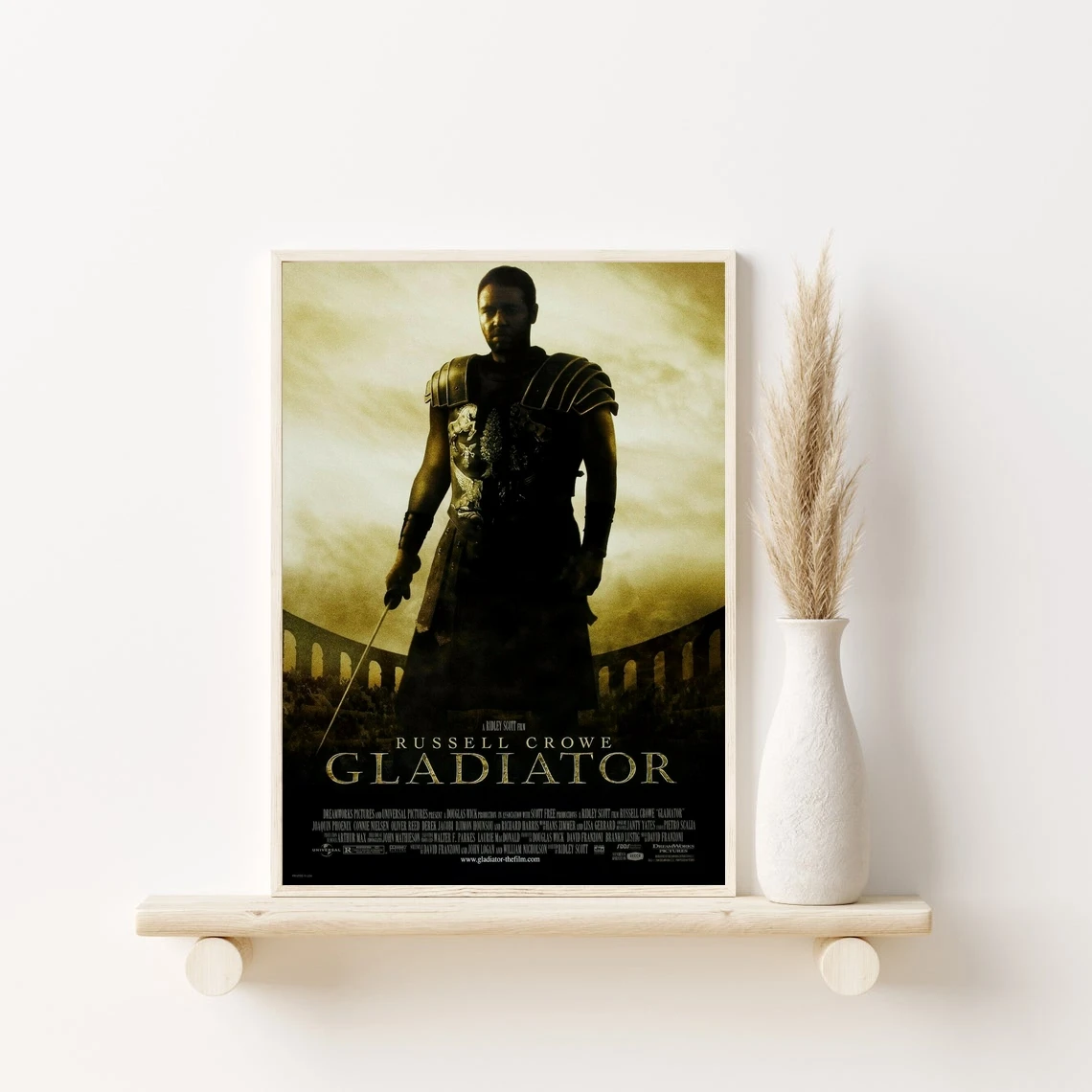 Ридли Скотт Гладиатор Рассел Кроу кинопостер холст Художественная печать