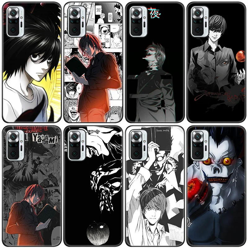 

Anime Manga Death Note Ryuk Silicone Phone Case For Xiaomi Redmi Note 11 10 9 8 Pro 11T 10T 10S 9S 8T 9 9A 9C 9T Black Cover