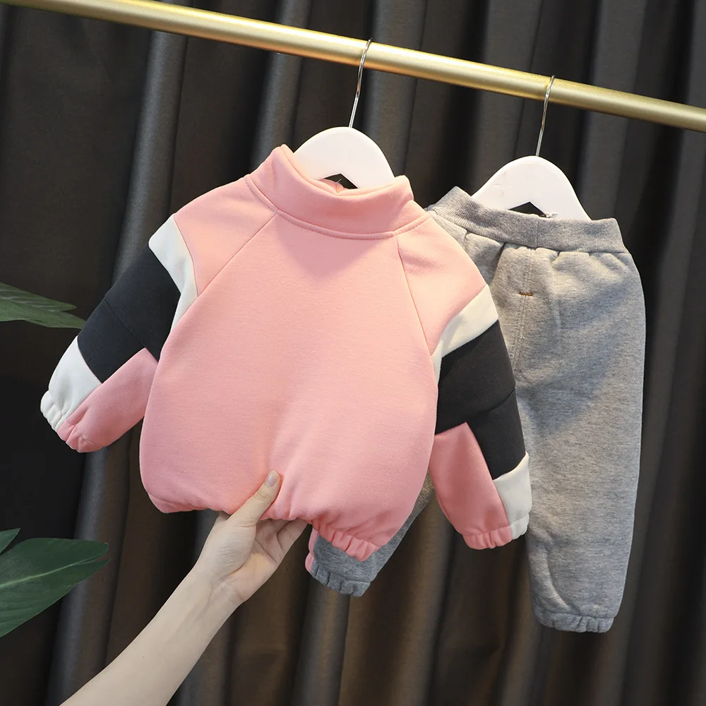 Детский спортивный костюм из двух предметов на осень/зиму|Комплекты одежды для