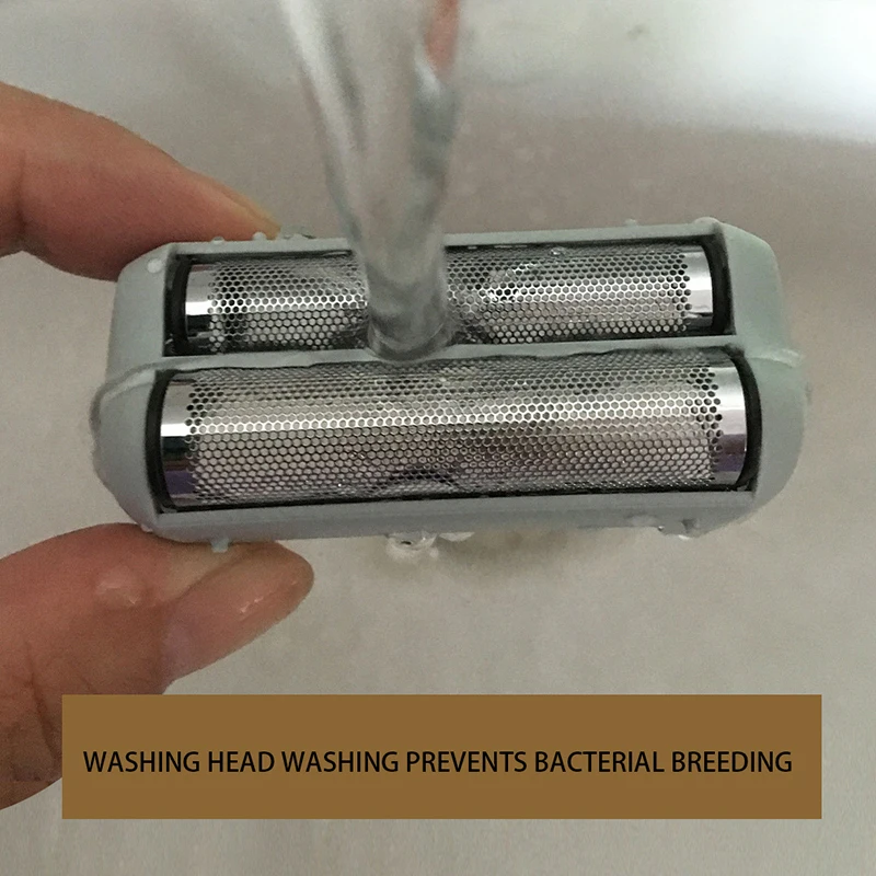 Аккумуляторная электробритва для мужчин Беспроводная Бритва бороды с сеткой из