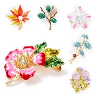 wybu flower brooch for women fashion enamel pins broche designer pins bijoux accessoires femme broche bijoux poppy flower brooch