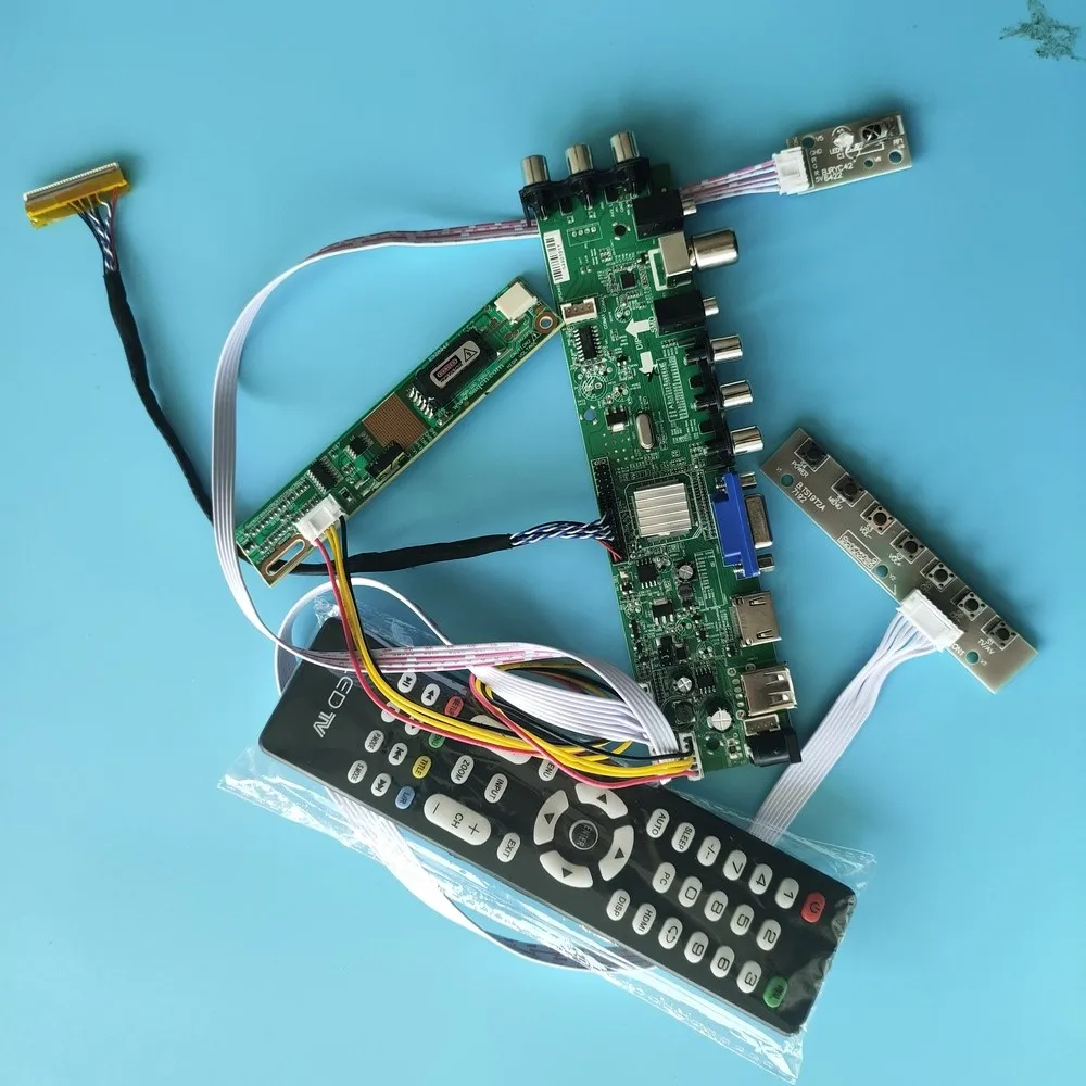 Комплект для телефона цифровой контроллер CCFL LCD 30 контактов Φ DVB T 1280x800 HDMI панель
