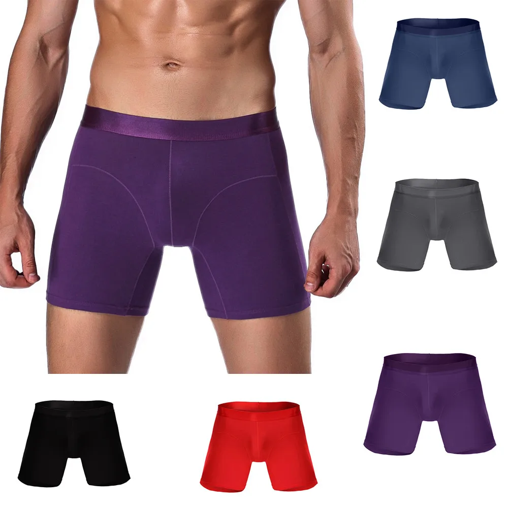 Сексуальное нижнее белье cueca мужские трусы боксеры размера плюс модные