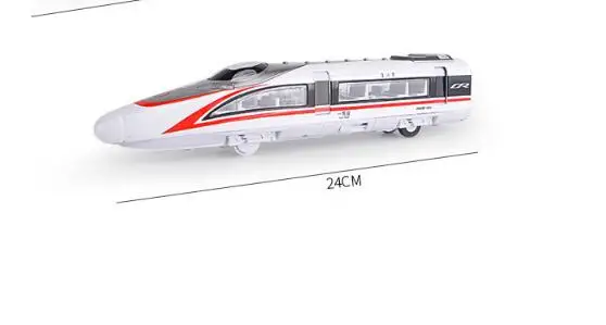 Kaiwei Meisheng сплав Fuxing HSR Игрушечная модель поезда со звуком светильник может