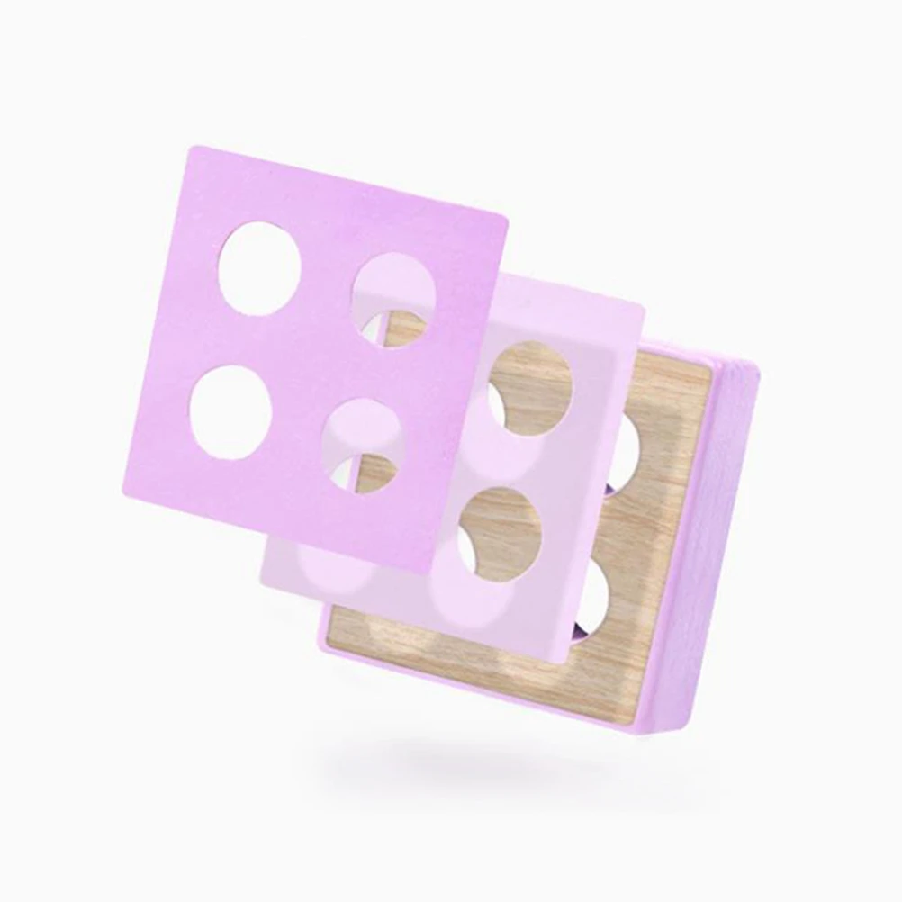 Clasificador de formas geom&eacute;tricas de madera, juguete de clasificaci&oacute;n de apilamiento-4
