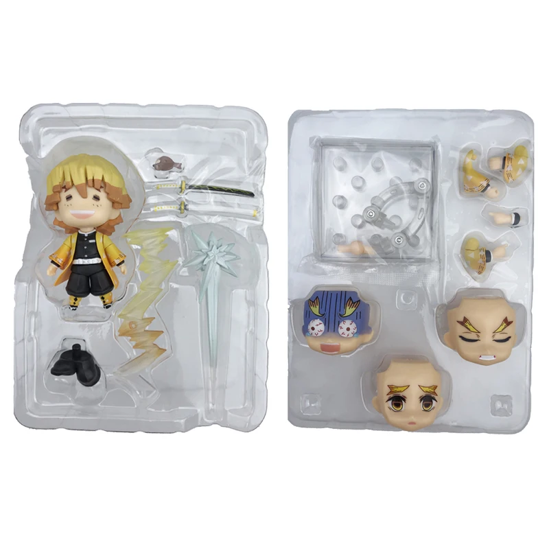Экшн-фигурка из аниме рассекающий демонов в стиле Q 1193 Tanjirou Kamado Nezuko 1194 Agatsuma Zenitsu 1334