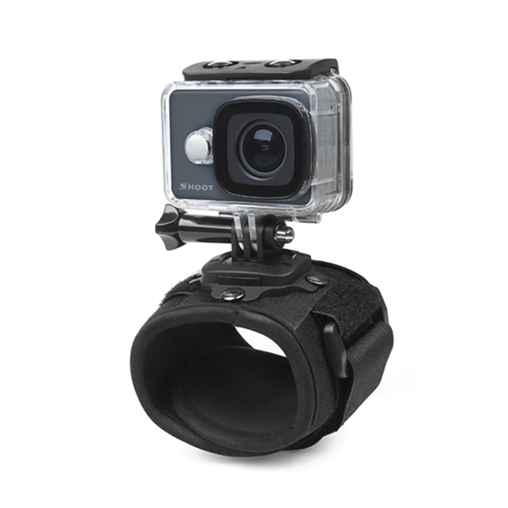 Ремешок на руку SHOOT с вращением 360 градусов для телефона ремешок Xiaomi Yi 4K SJ4000 H9r Insta360