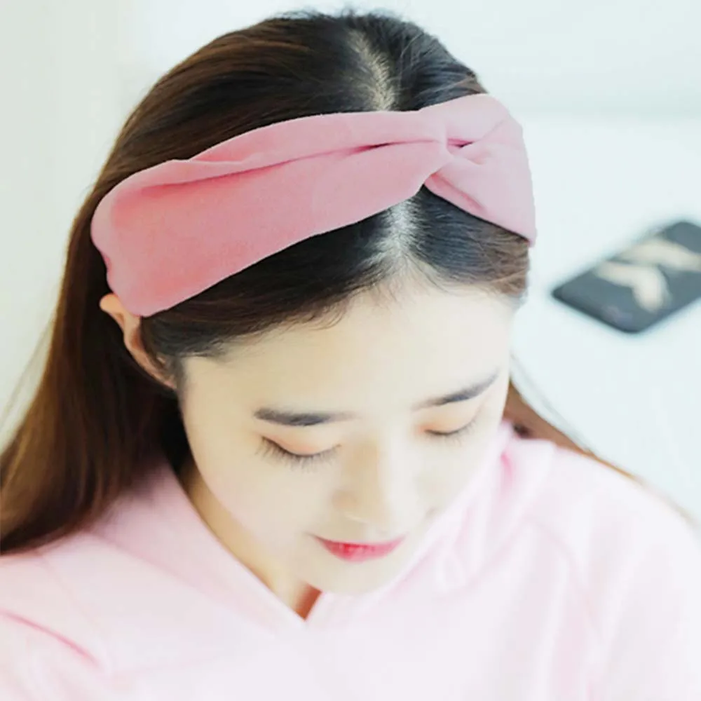 Обруч для волос аксессуары женщин бархатная головная повязка с