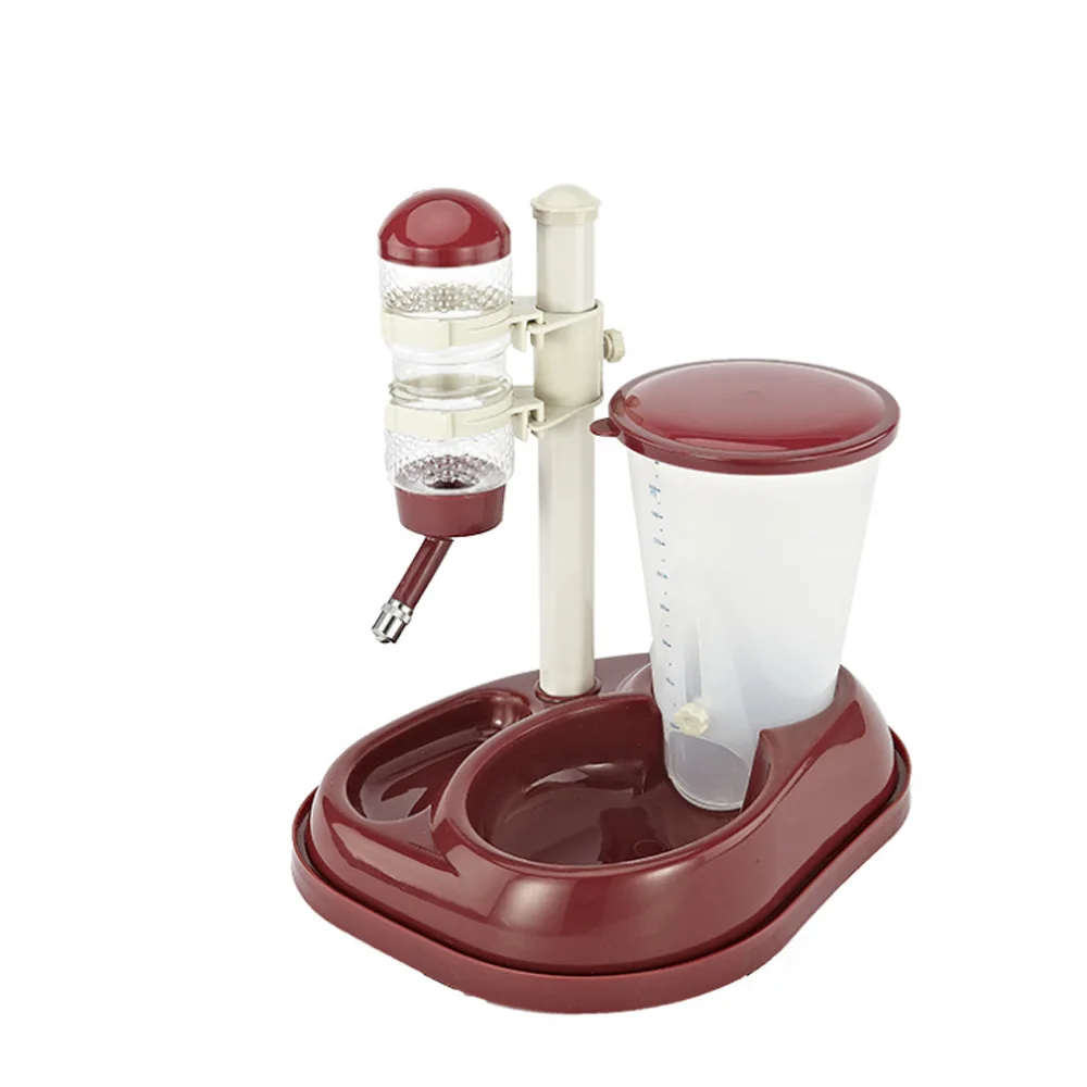 

QQQPET Feeder Dish Bowl Bottle Plastic Automatic Lifting Fountain Drinker Pet Cat Dog Water Drinker Dispenser 500ML