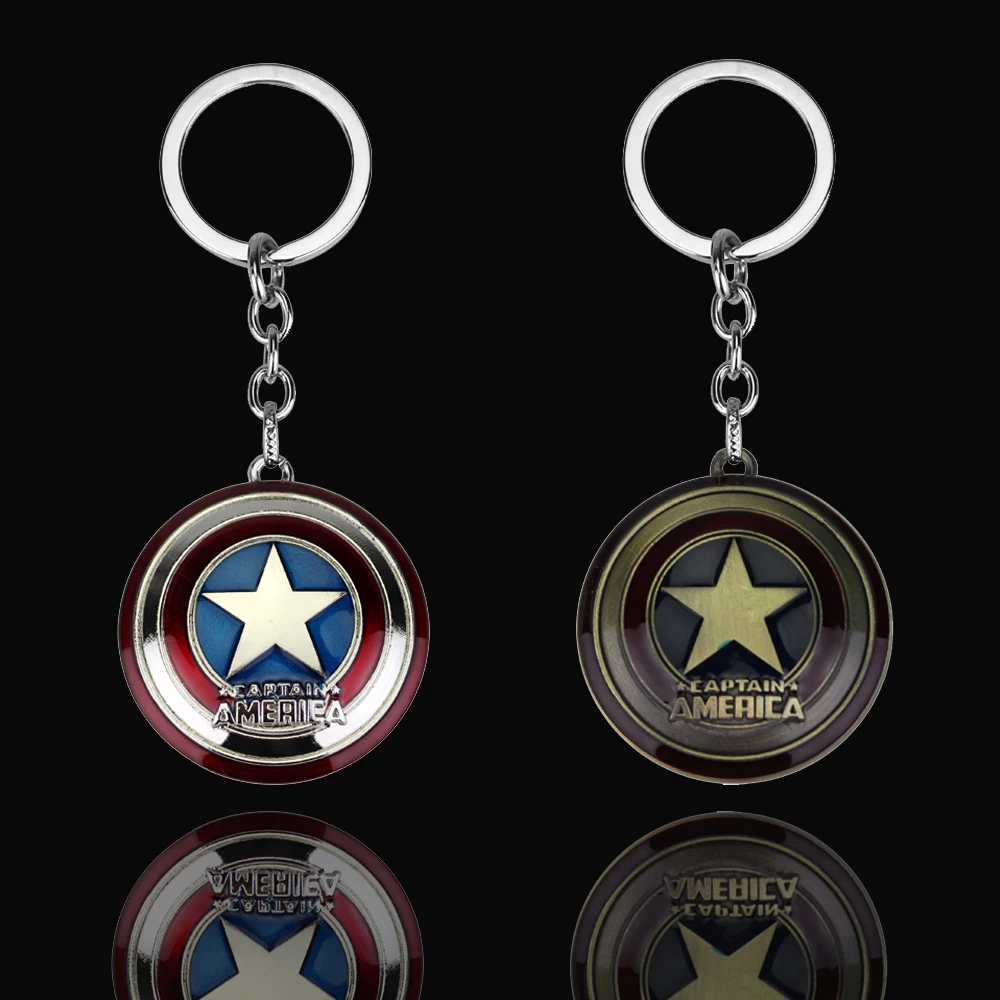 

Disney Marvel Cinematic Universe Weapon Captain America's Shield Keychain Vibranium Shield Alloy Pendant Key Chain Jewelry