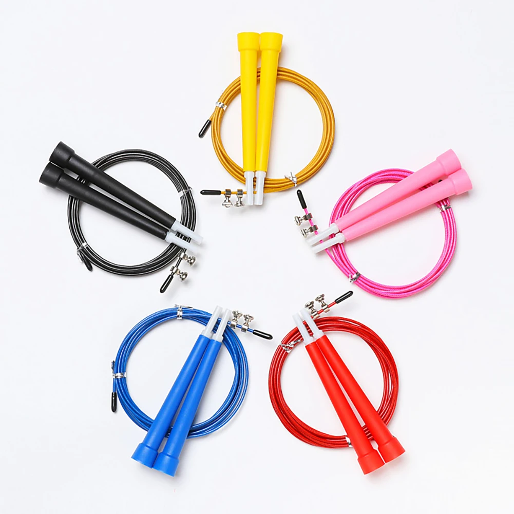 

New Steel Wire Skipping Skip Adjustable Jump Rope Crossfit Fitness Equipment Exercise Workout 3 Meters Speed training Home fit