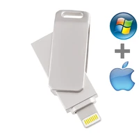 metal usb flash drive for ipad iphone 13 12 11 x 9 8 7 6 5s se otg pendrive 16gb 32gb 64gb 128gb memory stick for ios 256gb 512g