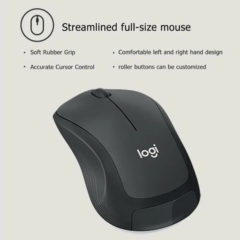 Беспроводная клавиатура logitech MK540 Advanced 2,4G 10 m, эргономичная мышь 1600 dpi, набор клавиатуры и мыши для ПК и ноутбука