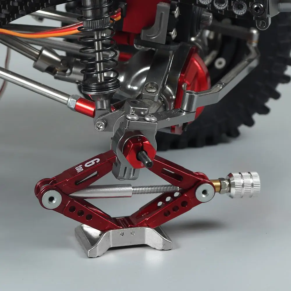 

Simulation Chubby 6 Ton Jack Stands for 1:10 TRX4 RC Crawler Car Upgraded Parts
