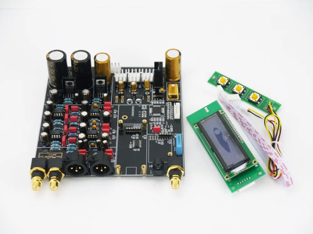 Готовые Hi-Fi ES9038 ES9038PRO+ Amanero USB DAC декодер с тороидальными трансформаторами Поддержка дистанционного управления
