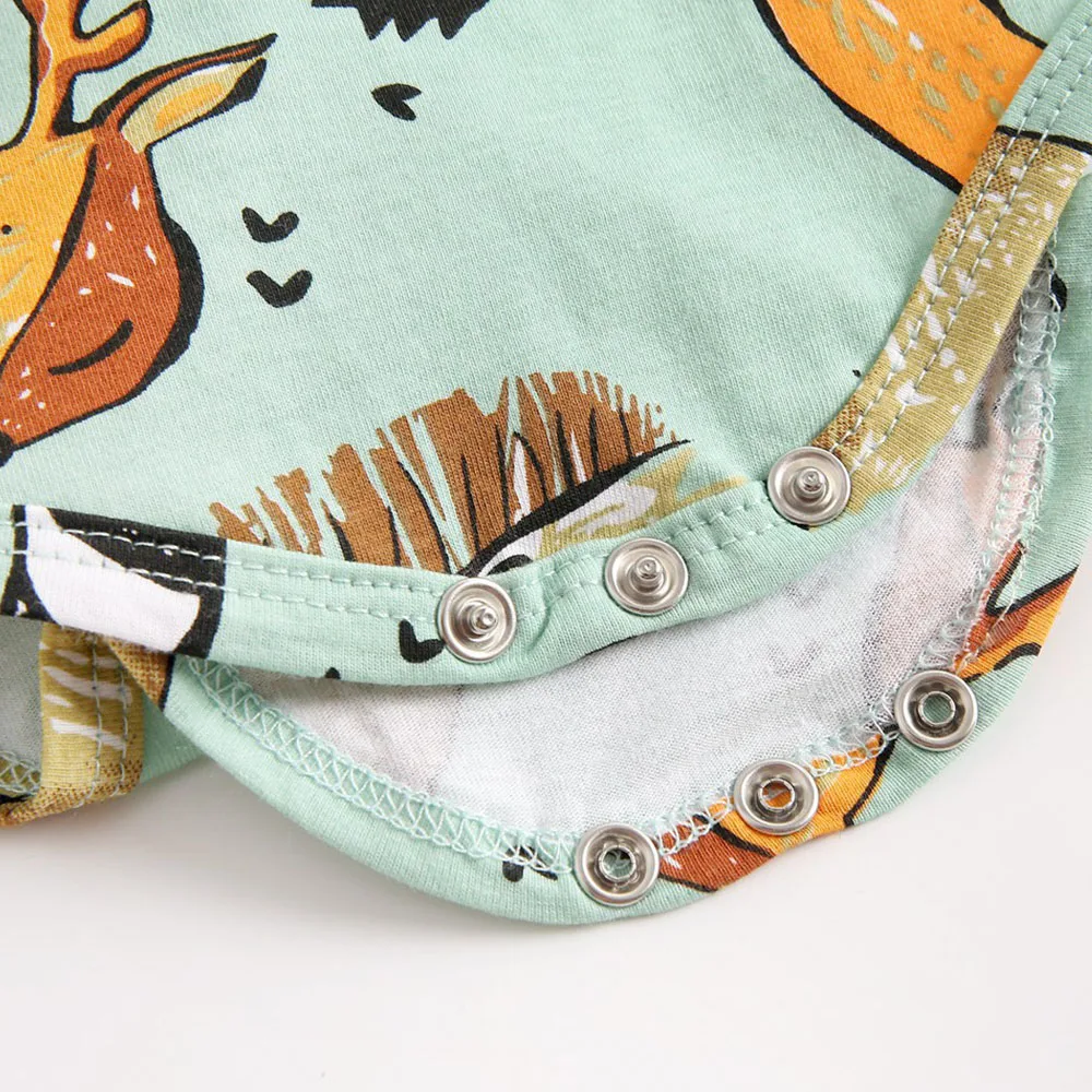 

31 Styles Baby Cartoon Print Rompers Summer Short Sleeve Infant Jumpsuit Newborn Clothes Boy Girl Fashion Pajamas Clothing 0-3T