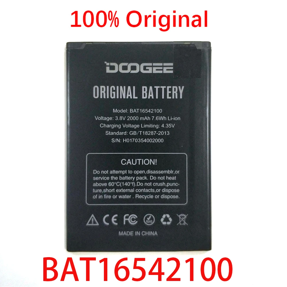 

100% Original 2000mAh BAT16542100 Battery For DOOGEE X9 Mini Phone In stock New High Quality Battery+Tracking Number