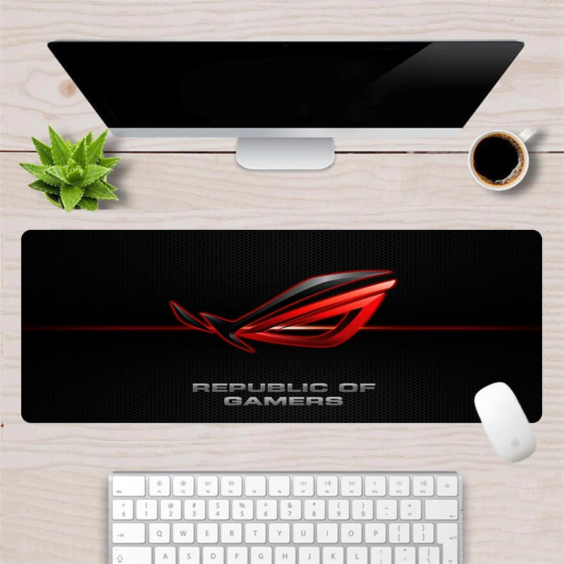 Большой скоростной игровой коврик для мыши Asus Otaku 80x30 см прочный резиновый