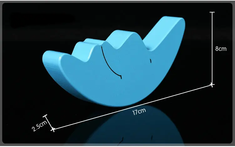 Луна балансировка Детский напольный игра Раннее Обучение пособие Монтессори
