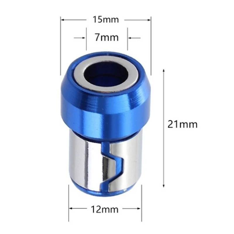 Намагничивающие металлические насадки для отвертки с магнитным позиционером |