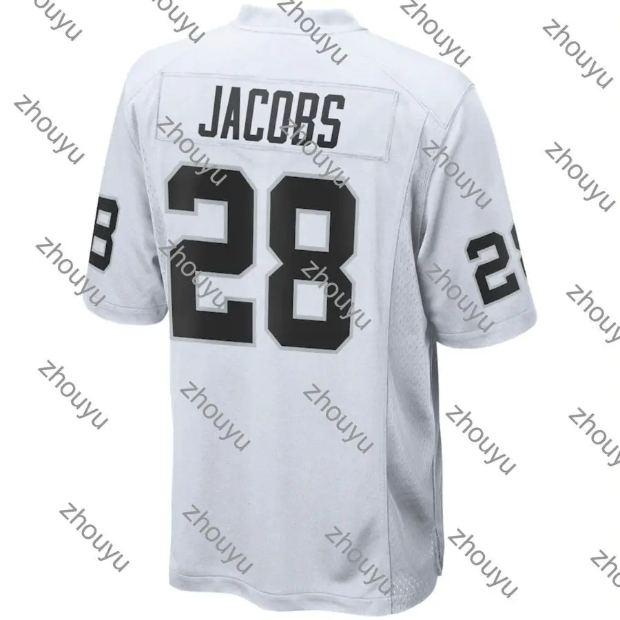 

Футбольная майка Джош Джейкобс белого цвета