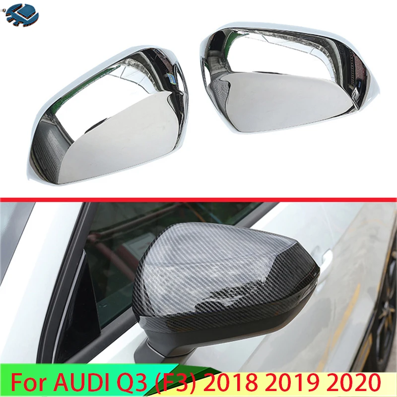 Автомобильные аксессуары для AUDI Q3 (F3) 2018-2020 накладки на боковое зеркало двери ABS