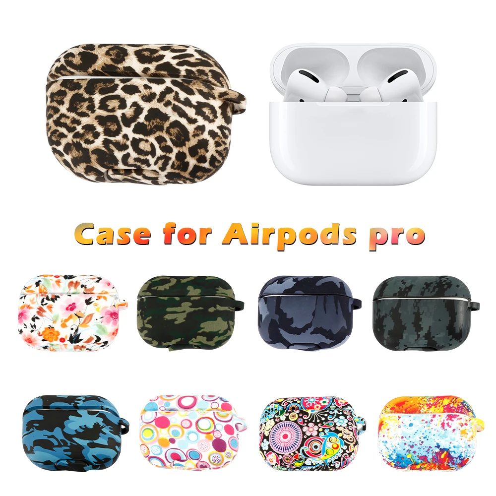 Для AirPods Pro Чехол Силиконовый 360 ° полностью анти осенние наушники защитный чехол