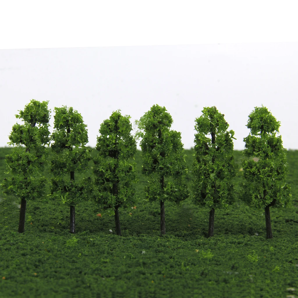 

80pc HO Z 1: 150 Sacle Green Tree Model for The Street Layout of The Train