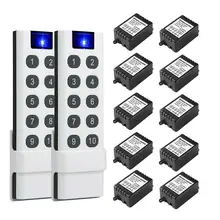 433 Mhz Universal Wireless Remote Control Switch DC 12V 1CH Relay Receiver Module and RF Transmitter Electronic Lock Control