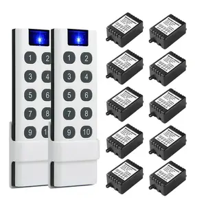 433 mhz universal wireless remote control switch dc 12v 1ch relay receiver module and rf transmitter electronic lock control free global shipping