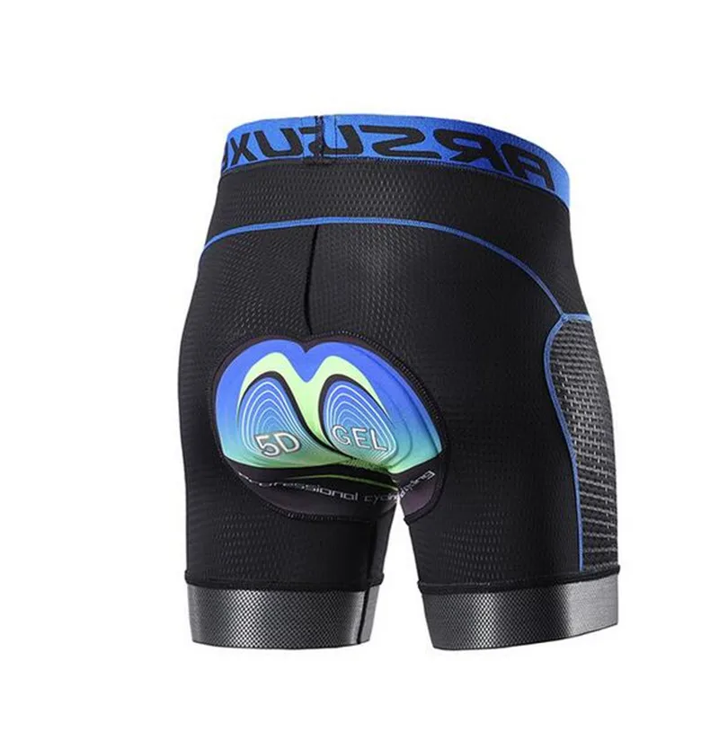 Велосипедные шорты ARSUXEO 5D Gel Pad амортизирующие для горных велосипедов нижнее