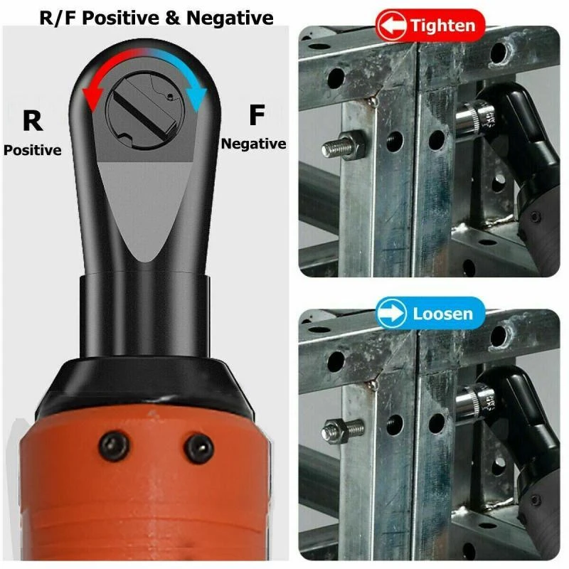 Мощный электрический гаечный ключ с храповым механизмом 3/8 дюйма 18 в нм 90