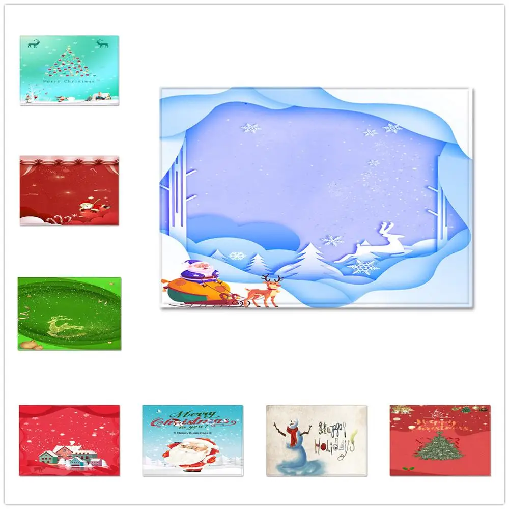 Творческий 3D Счастливого Рождества ковры Кухня столовая камин коврик прочный