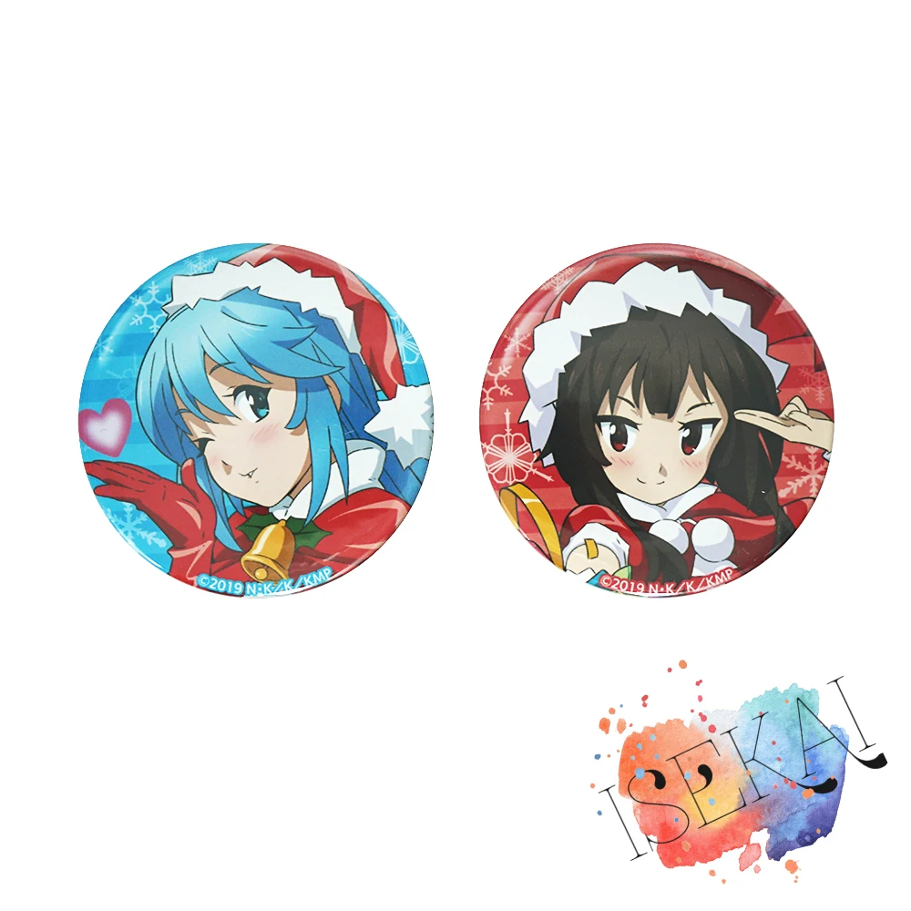 Значок KonoSuba God's Blessing on аниме этот замечательный мир Рождественский