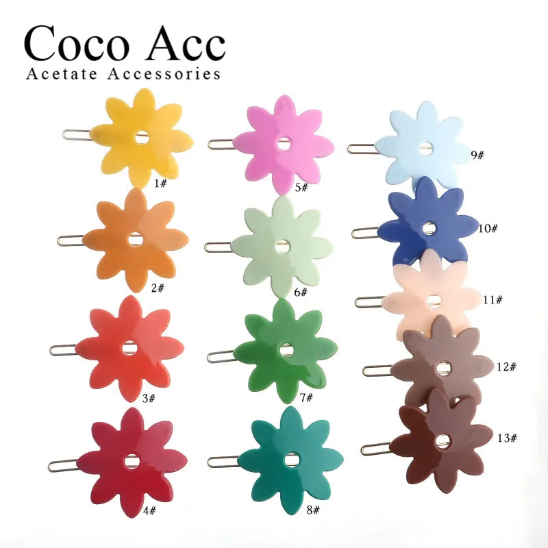 Оптовая продажа Лидер продаж на amazon милые заколки для волос конфетных цветов