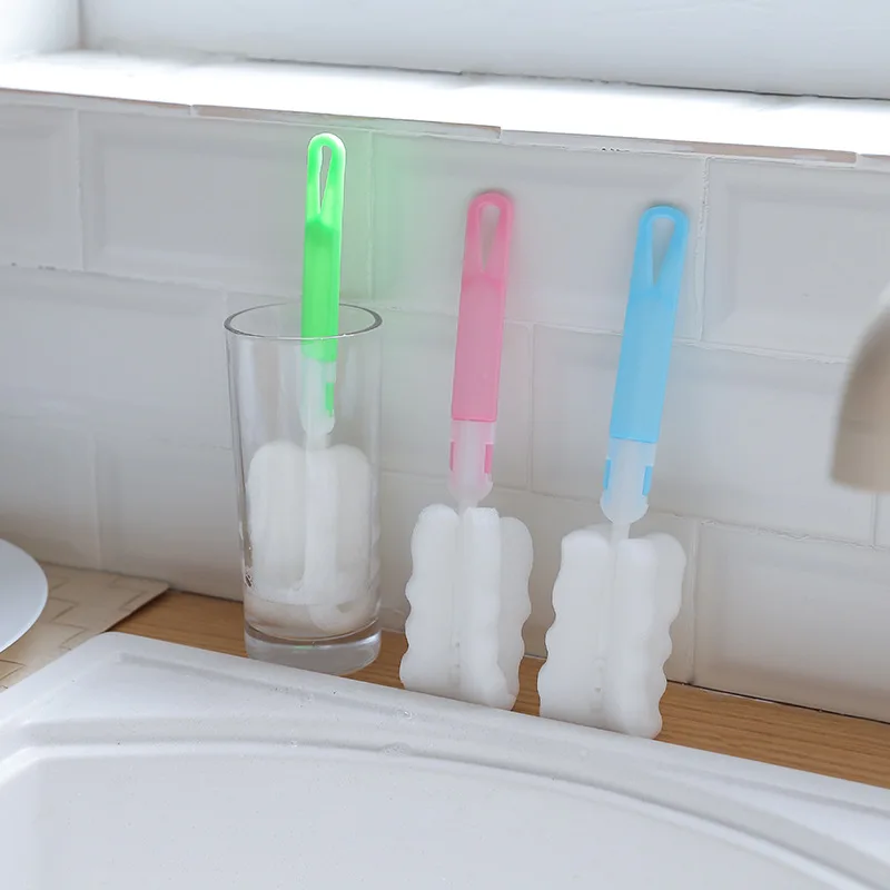 Чашка губка щетка высокого качества Чистая Детская специальная для бутылки с