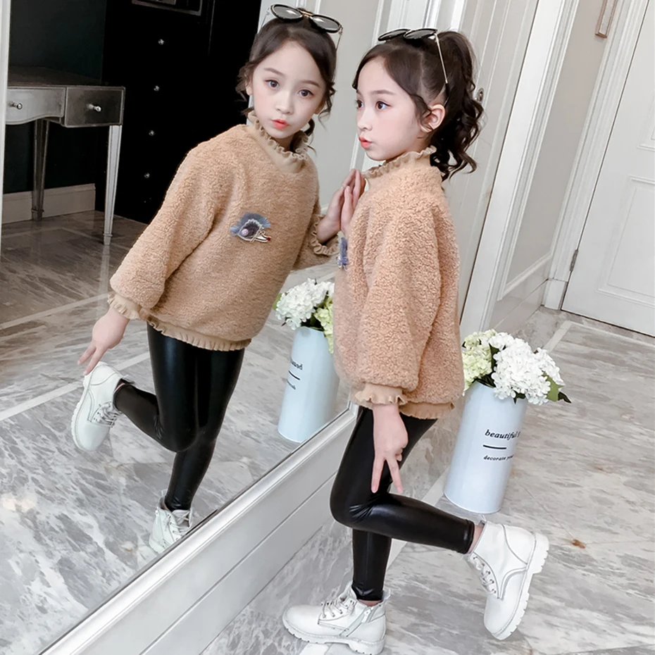 Детский свитер плиссированный для девочек детская верхняя одежда из плотного