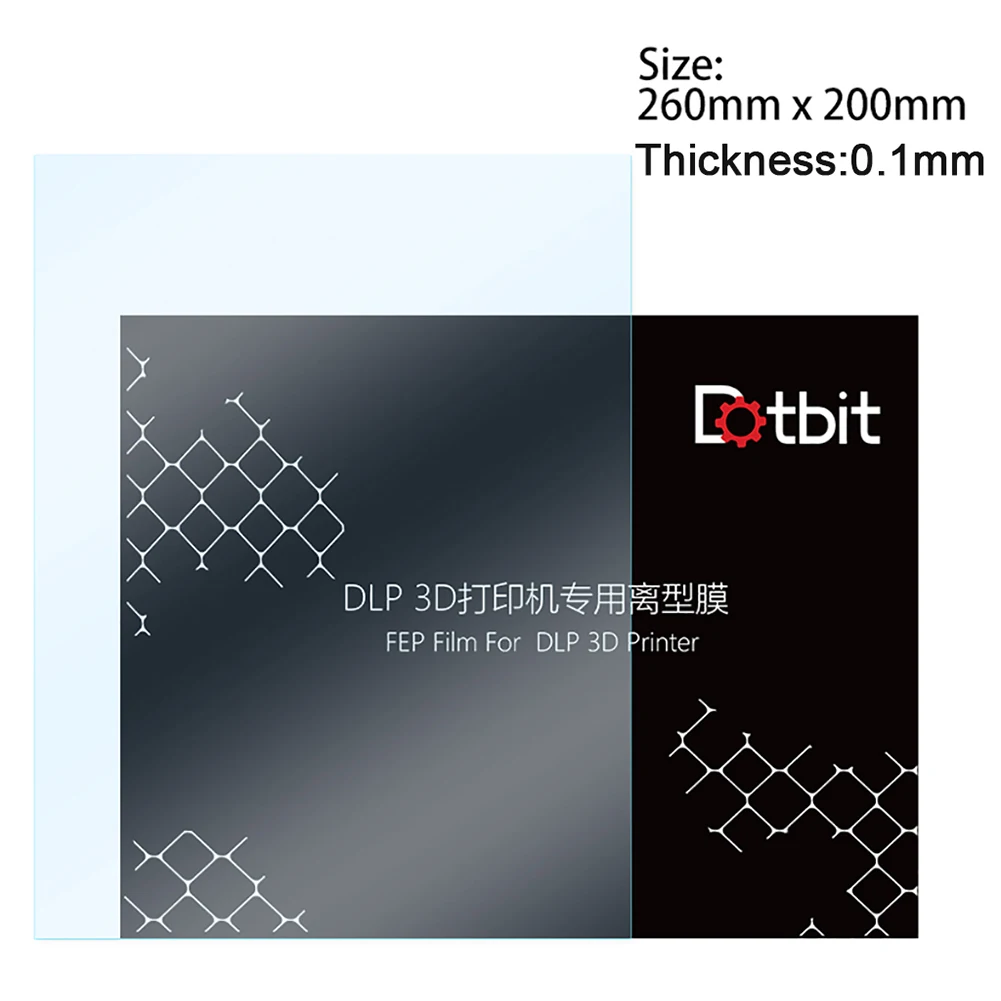 

Пленка FEP для телефона, фотон S Photon Mono X 8,9 дюймов LCD SLA DLP Resin 3D Printer UV Light Release Film 0,1 мм 3D Printer Parts