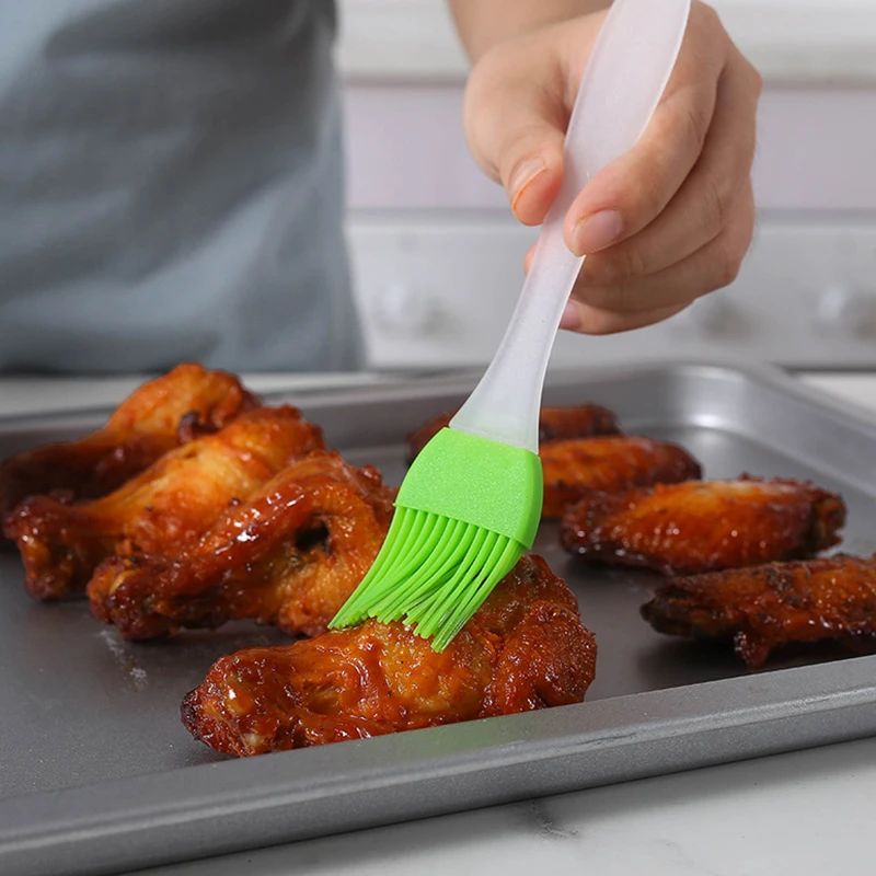 

Silicone Grill Brush Bread Chef Brush Pastry Oil Cooking Smear Cream Brush Tool Cake Bread Baking Pan Oil Brush Kitchen Brush