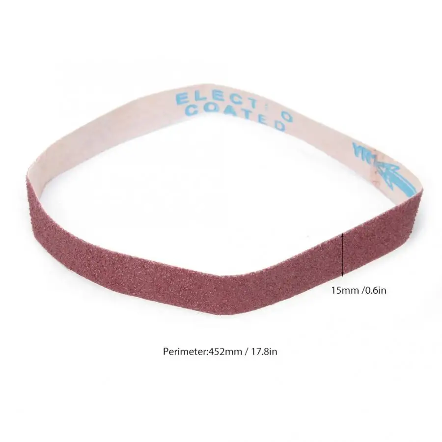Абразивная Полировочная лента из оксида алюминия шлифовальная машинка 452x15 мм 10