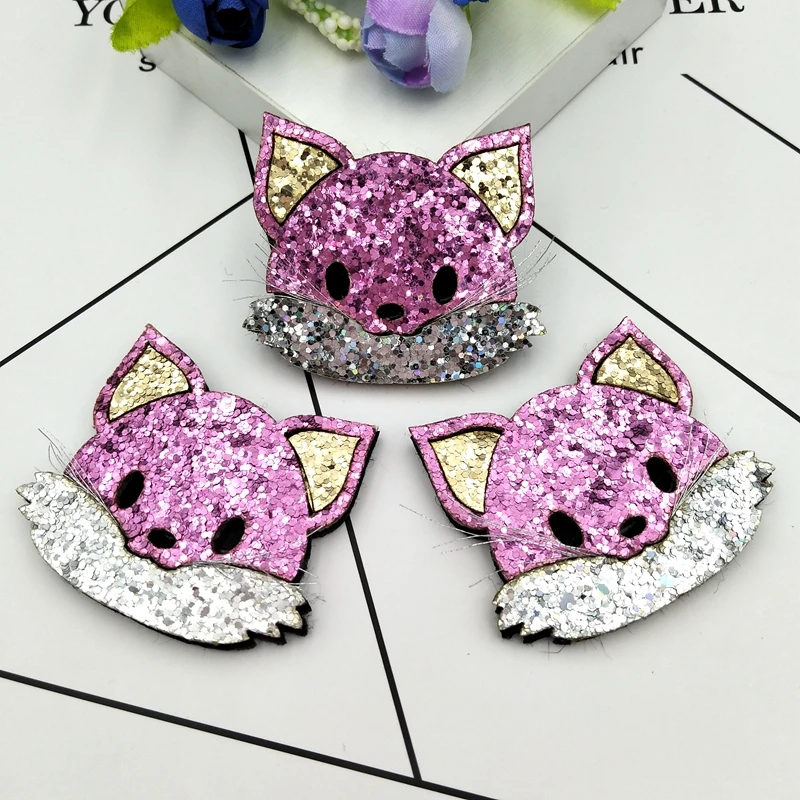 4 шт. блестящие патчи для лисы аппликации самостоятельной сборки Аксессуары