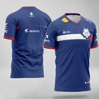 Официальный сайт 2021 горячая Распродажа G2 Униформа французской команды e-sports G2 Спортивная футболка для мужчин и женщин