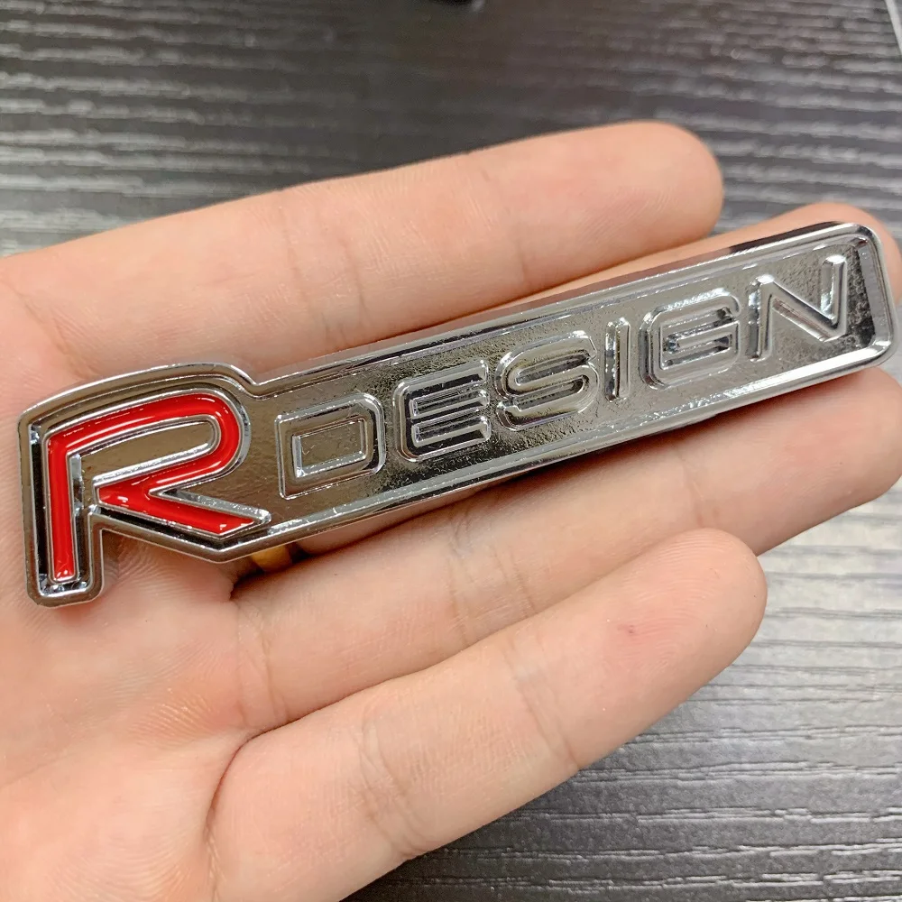 10 шт. автомобильные 3D металлические RDESIGN логотип наклейка значок эмблема