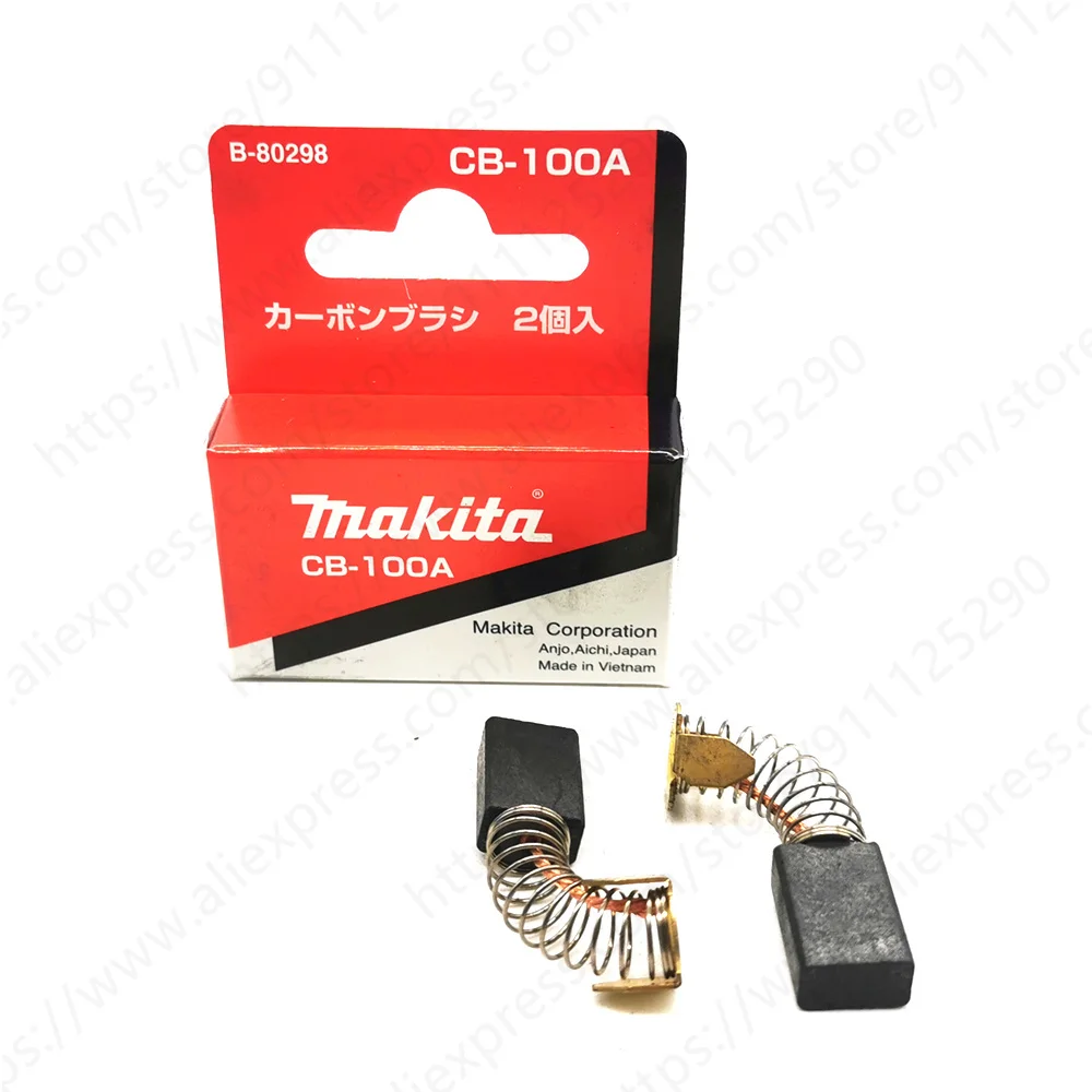MAKITA B-80298 Carbon Brush Для CB-100A 9045 9218PB HR2220 9045B CB-103A 2106 9006B 9045B 9218SB JN3200 LS0810