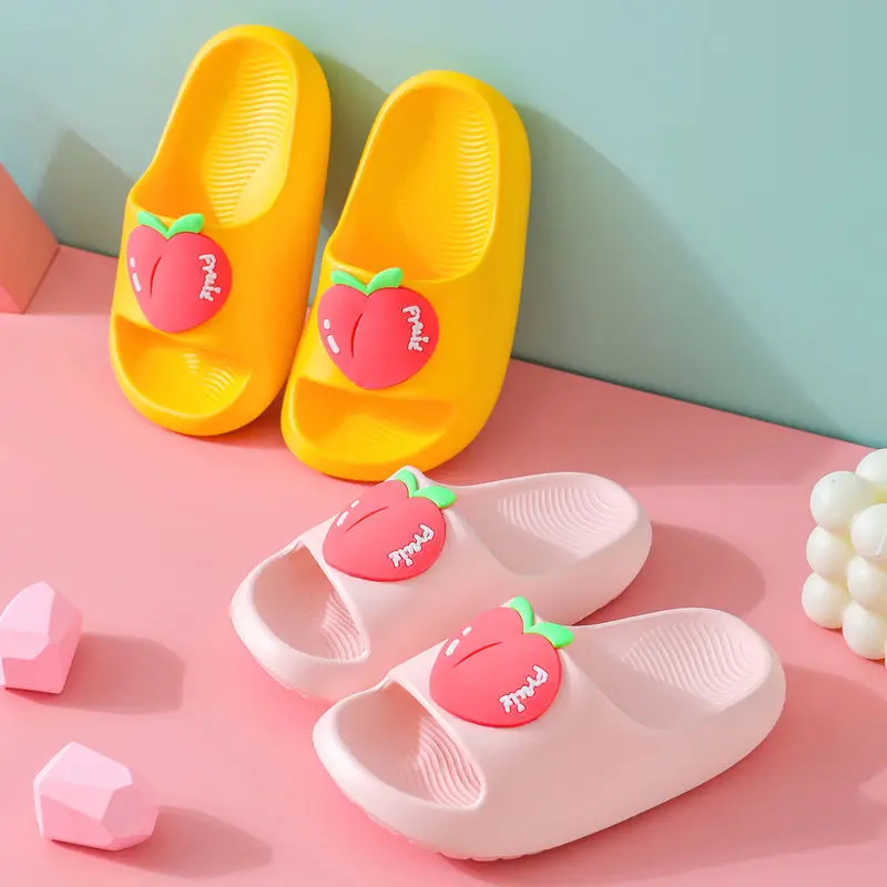 

New Cartoon Slipperss Children's Slippers Female Summer Cute Princess Indoor and Outdoor Wear Bathroom Bath Non-slip Slippers