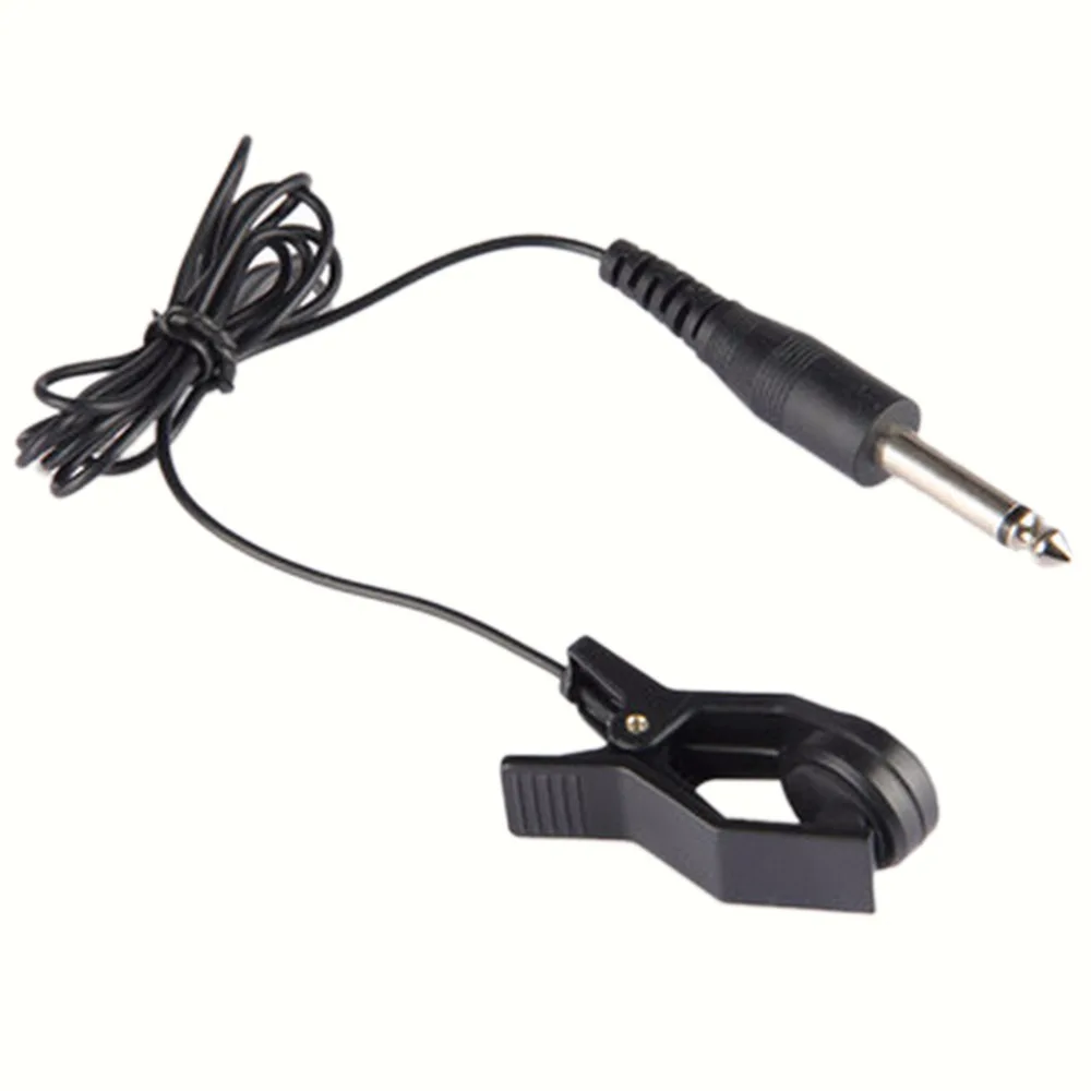 HOT!Black IRIN Universal Acoustic Piezo Guitar Vibration Sensor Tuning Clip Line Wire Pickup With 90cm Cable | Спорт и развлечения