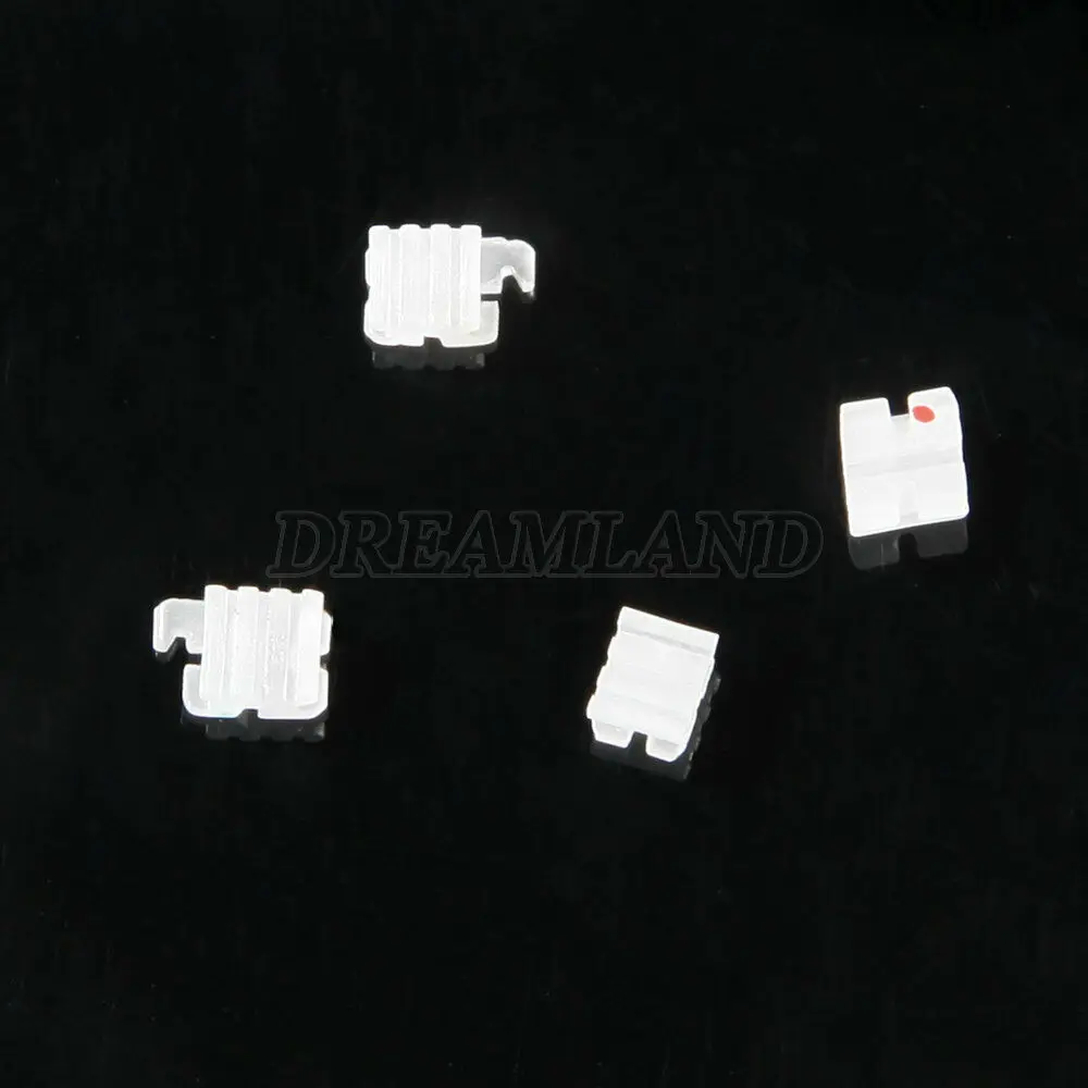 20 шт./компл. стоматологический Керамика подтяжки кронштейн Ортодонтическое