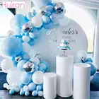Синие воздушные шары-макароны, украшение для дня рождения, для детей и взрослых, для свадьбы, дня рождения, вечеринки, товары, шарики-гирлянды, украшение для будущей мамы